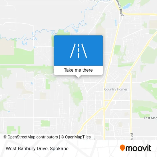West Banbury Drive map