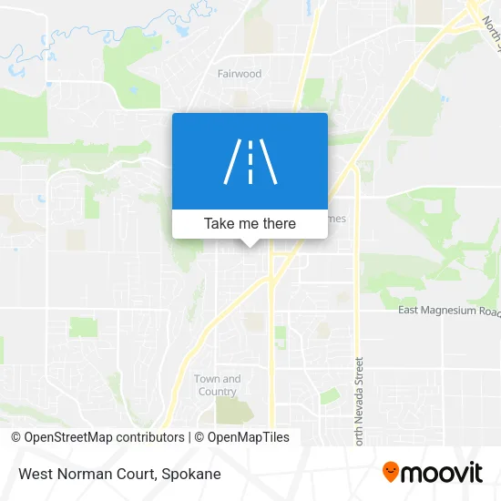 West Norman Court map