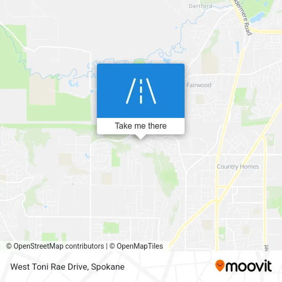 West Toni Rae Drive map