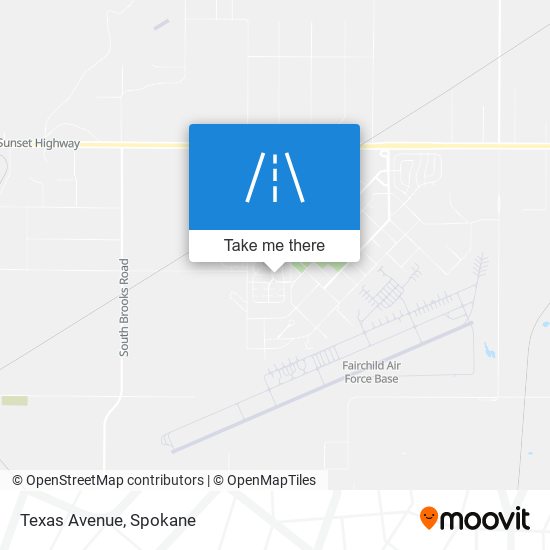 Texas Avenue map