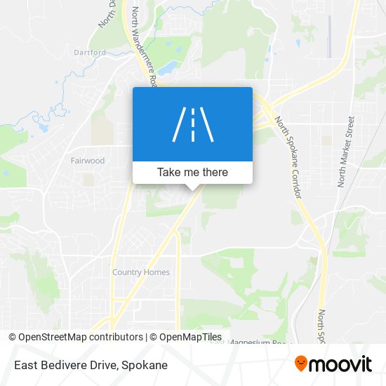 East Bedivere Drive map