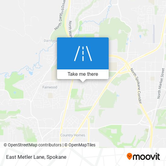 East Metler Lane map