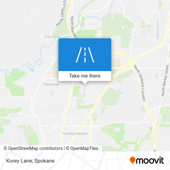 Korey Lane map