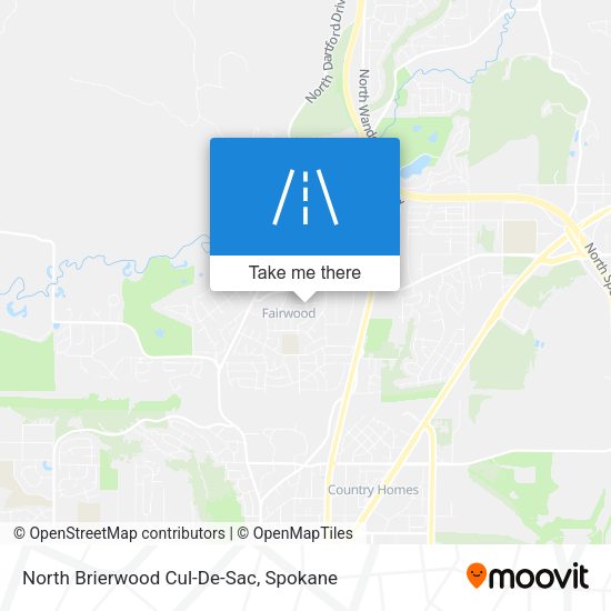 Mapa de North Brierwood Cul-De-Sac