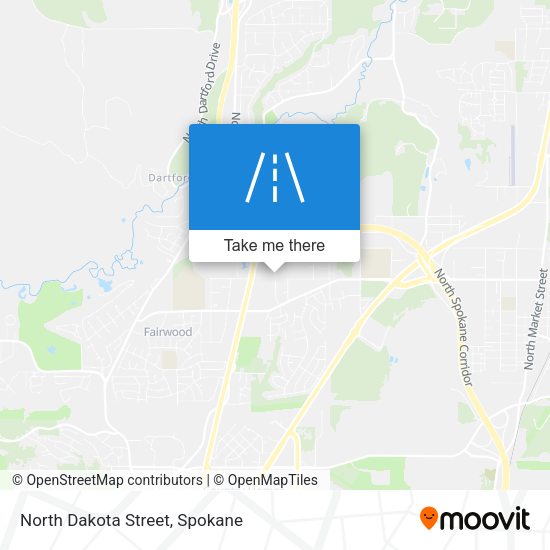 Mapa de North Dakota Street
