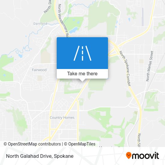 North Galahad Drive map