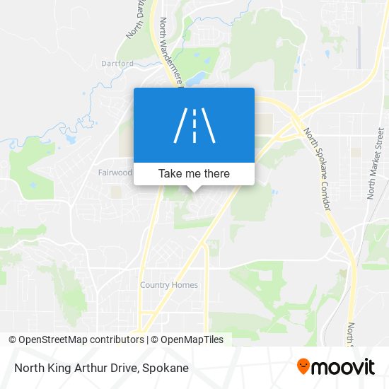 North King Arthur Drive map