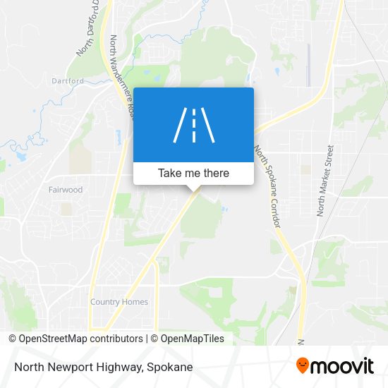 North Newport Highway map