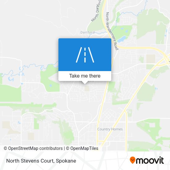 North Stevens Court map