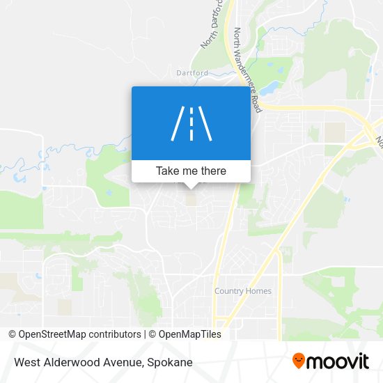 Mapa de West Alderwood Avenue