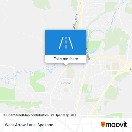 West Arrow Lane map