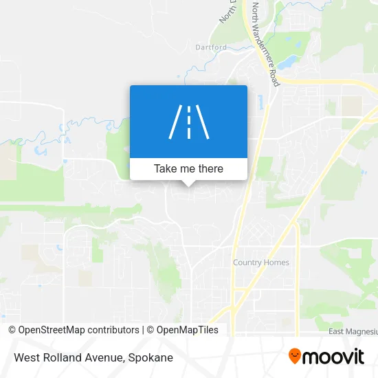 West Rolland Avenue map