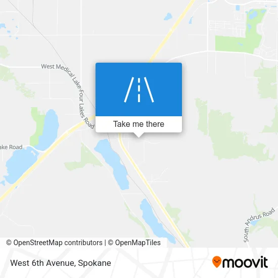 West 6th Avenue map