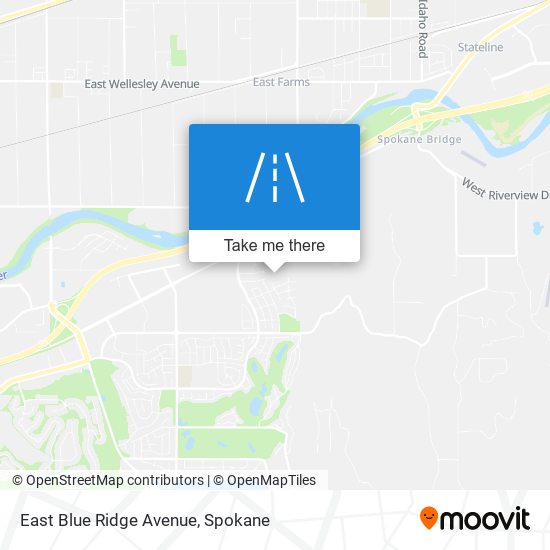 Mapa de East Blue Ridge Avenue