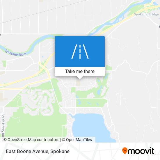 Mapa de East Boone Avenue