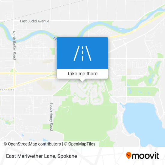 East Meriwether Lane map