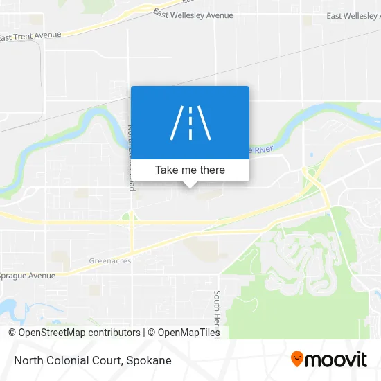 North Colonial Court map