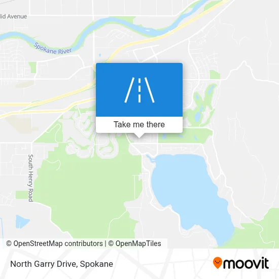 North Garry Drive map