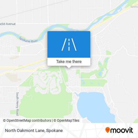 North Oakmont Lane map