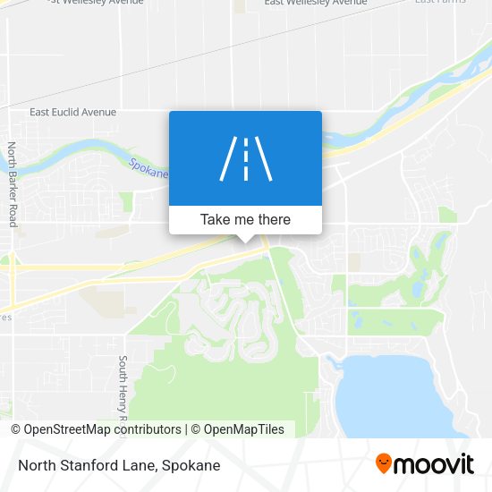 North Stanford Lane map
