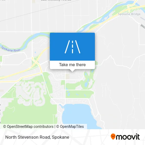 North Stevenson Road map
