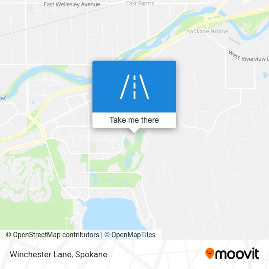 Winchester Lane map