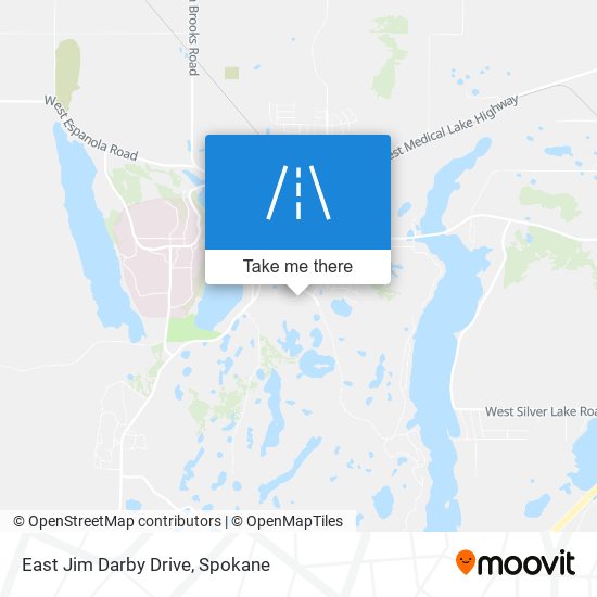 East Jim Darby Drive map