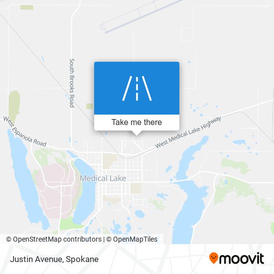 Justin Avenue map