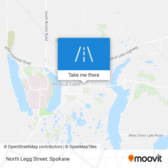 North Legg Street map