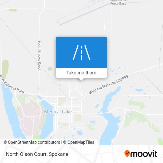 Mapa de North Olson Court