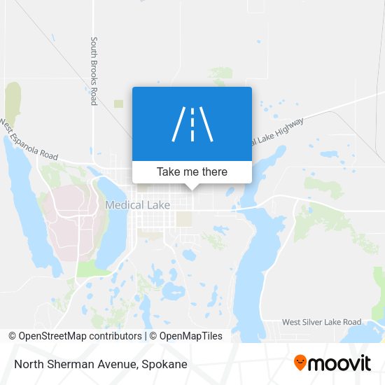 Mapa de North Sherman Avenue