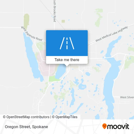 Oregon Street map