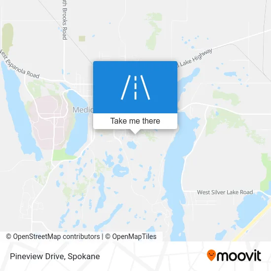 Pineview Drive map