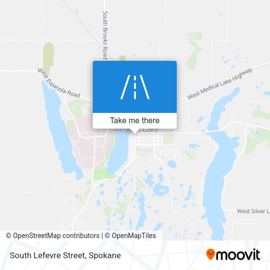South Lefevre Street map