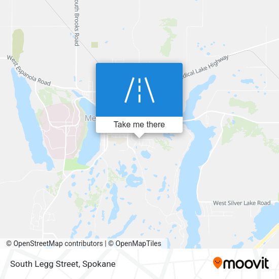 Mapa de South Legg Street
