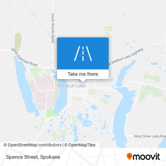 Spence Street map