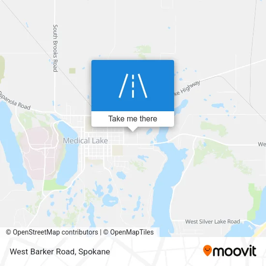 West Barker Road map