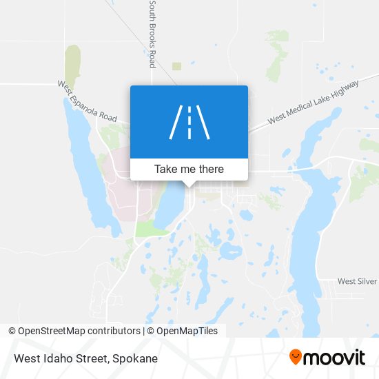 West Idaho Street map