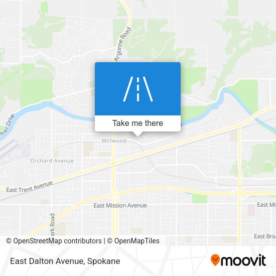 Mapa de East Dalton Avenue