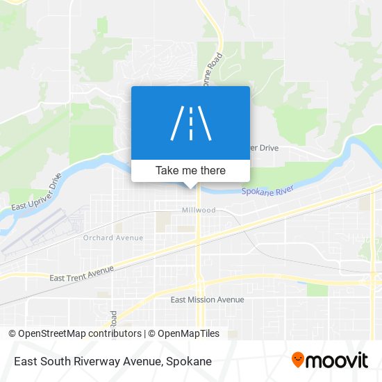 East South Riverway Avenue map