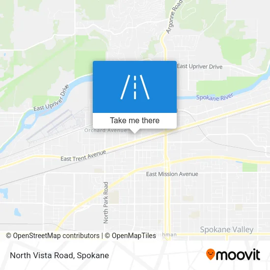 North Vista Road map