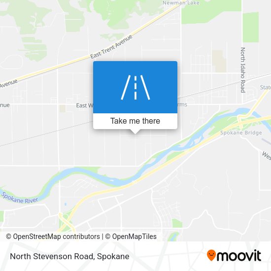 North Stevenson Road map