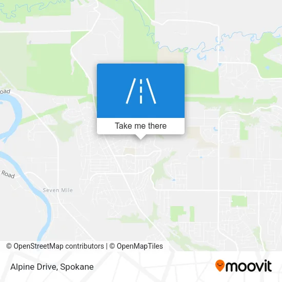 Alpine Drive map