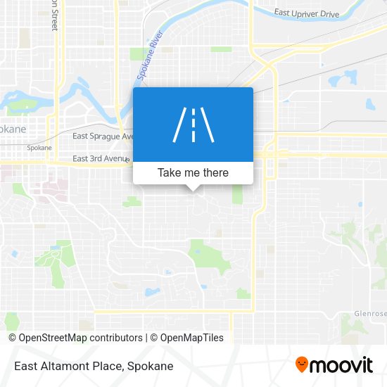 East Altamont Place map