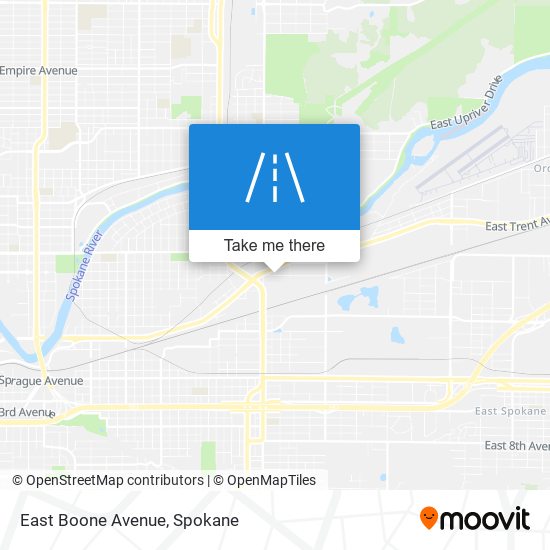 Mapa de East Boone Avenue