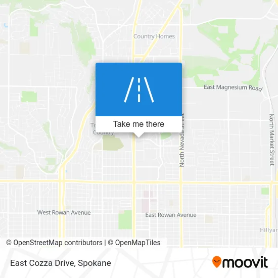 East Cozza Drive map