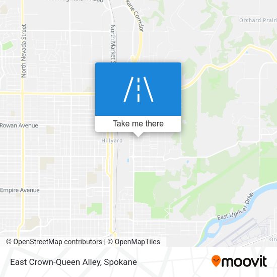 East Crown-Queen Alley map