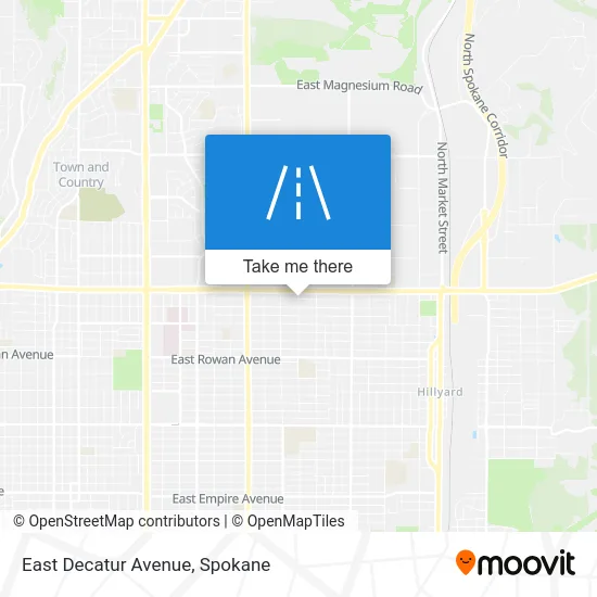 East Decatur Avenue map