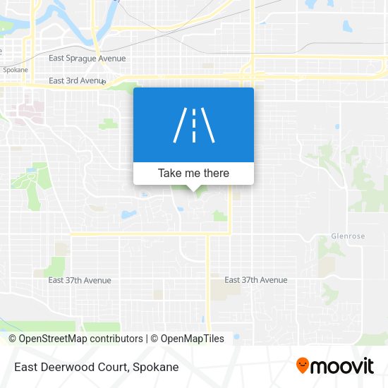 East Deerwood Court map