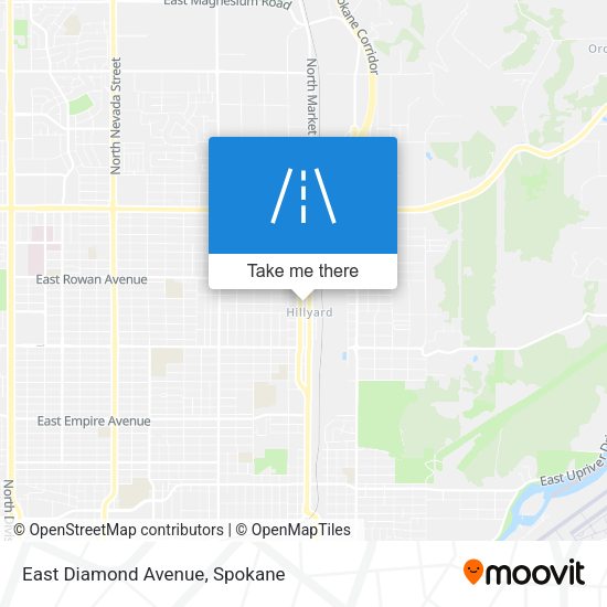 Mapa de East Diamond Avenue